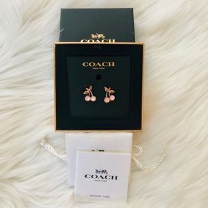 New Coach Cherry Earrings
